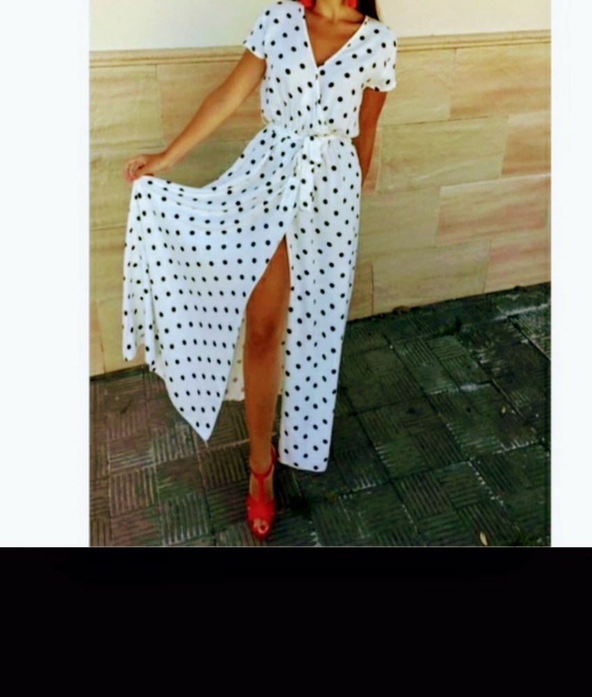 Polka-dot dress